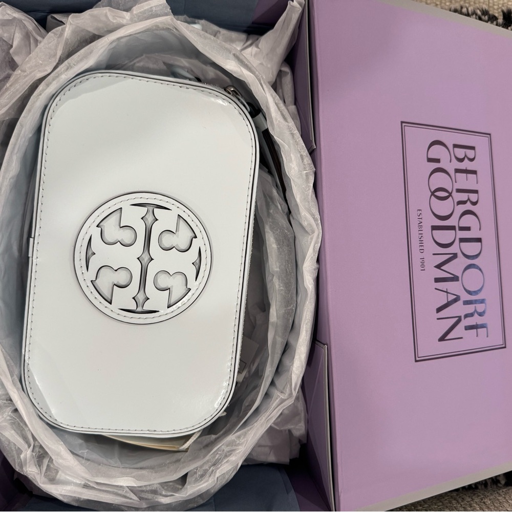 Bergdorf Goodman pewter Crossbody Bag